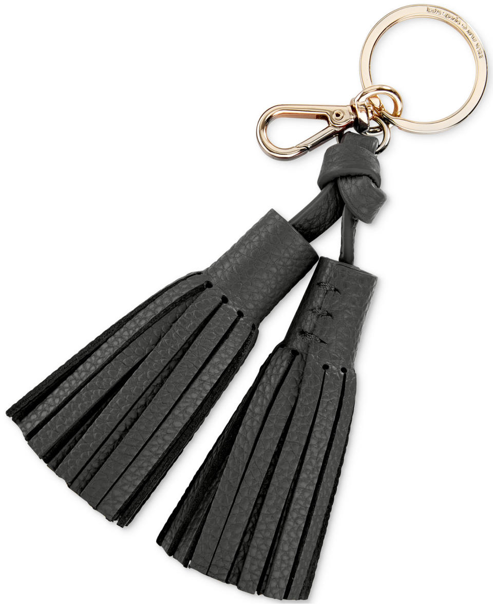 LEATHER TASSELS KEYCHAIN