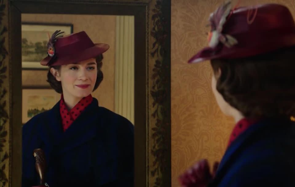 A new teaser trailer has given a first look at Emily Blunt starring as Mary Poppins. Source: Disney