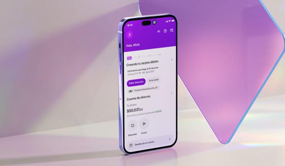 Cuenta de ahorros Nu Colombia (Nubank). Imagen: Nu Colombia