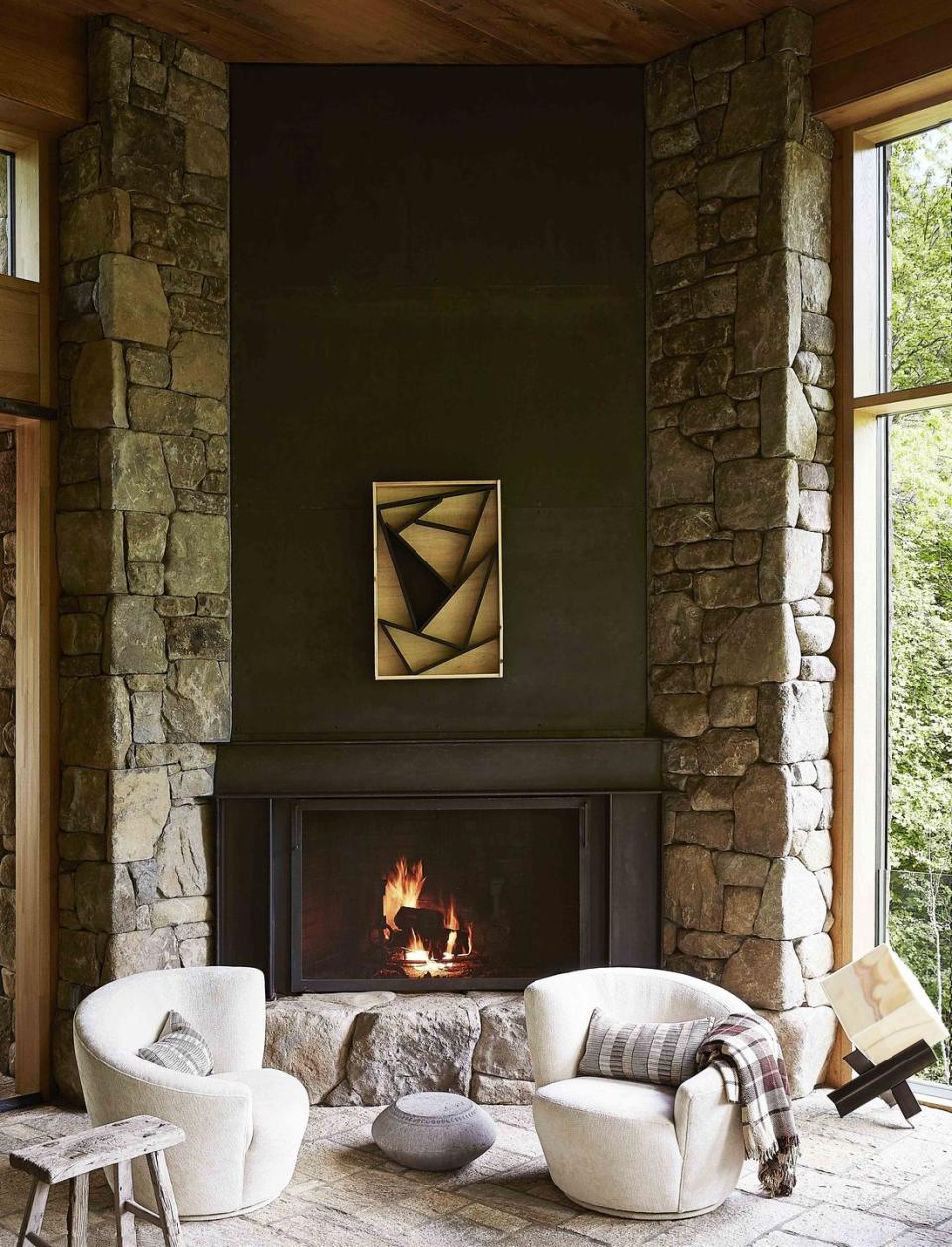 Lakeside Lodge Fireplace