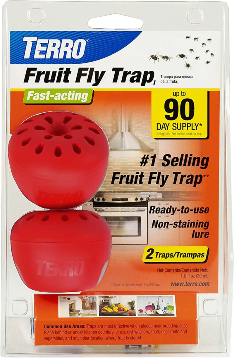 Terro Fruit Fly Trap, 4-Pack