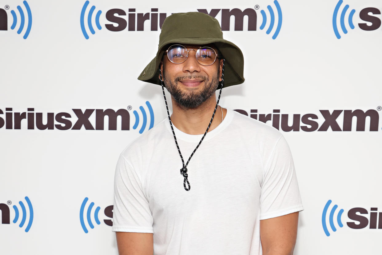 Jussie Smollett returns to the spotlight three months after being sentenced to jail for lying to police.