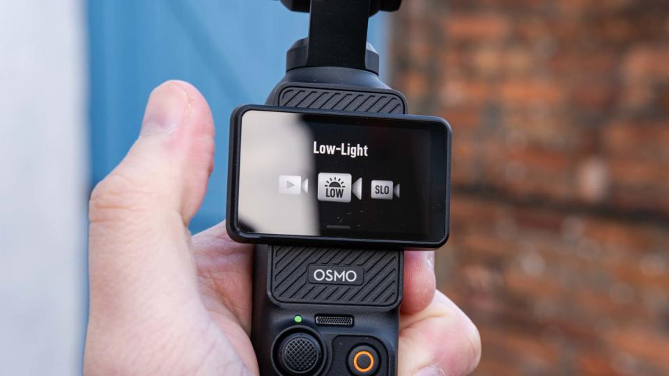 DJI Osmo Pocket 3 held in hand