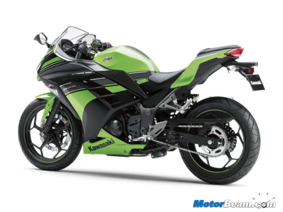 The 2013 Ninja 250R weighs the same as before but the ABS equipped model is heavier by 2 kgs. The company has also brought in new dual tone colours on the Ninja 250R.