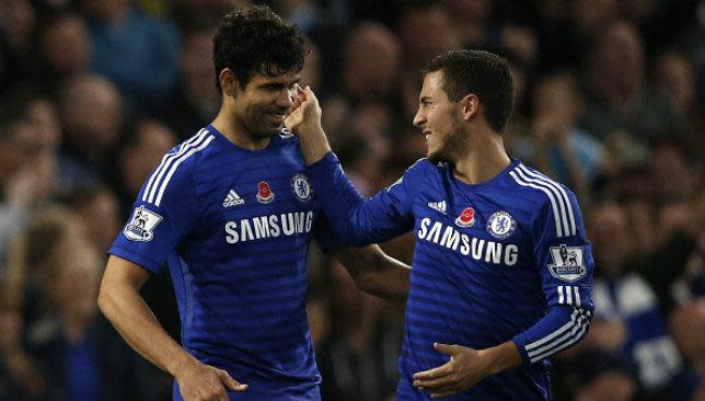 Attacking duo Diego Costa and Eden Hazard hold the key to unlocking PSG's defence, according to Edinson Cavani.