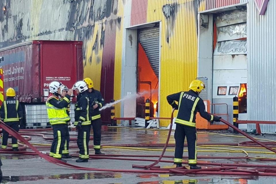 Fire crews from Leytonstone, Homerton, Walthamstow, Stoke Newington, Stratford and surrounding fire stations all attended the scene