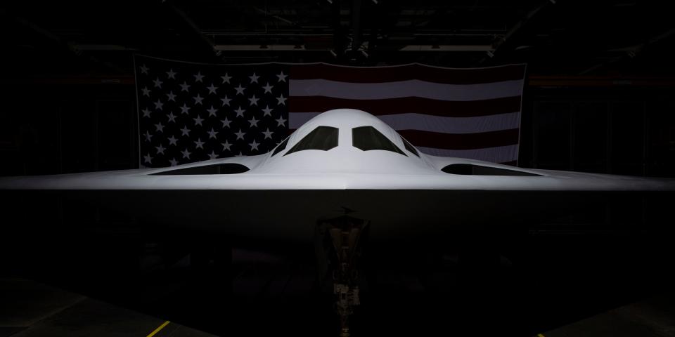 The B-21 Bomber was unveiled on Friday.