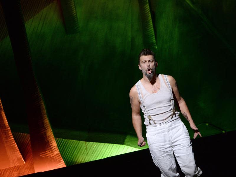 Jonas Kaufmann als Canio in der Oper «I Pagliaci» von Ruggero Leoncavallo. Foto: Barbara Gindl