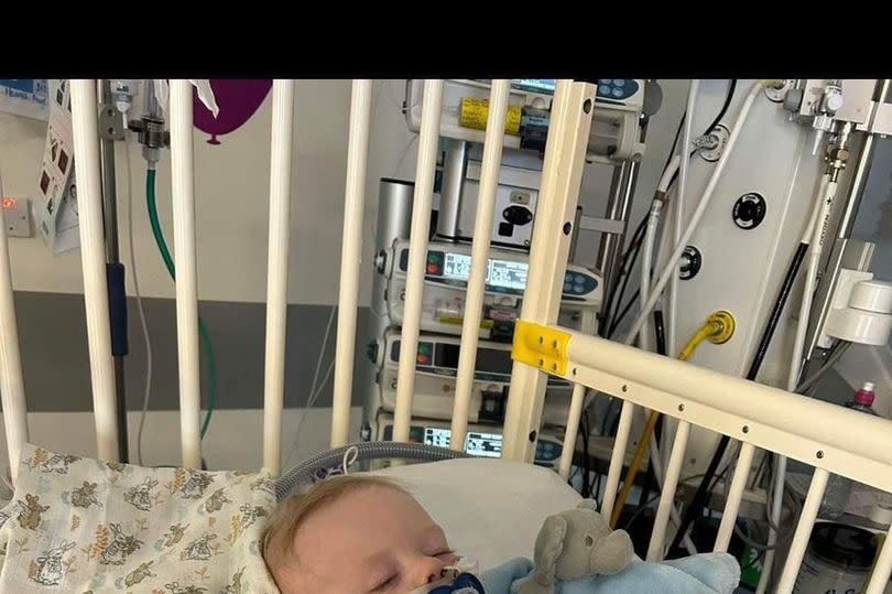 The boy from Inverness underwent open heart surgery last year