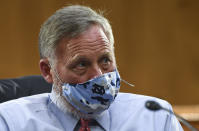 Sen. Richard Burr, R-N.C., listens to testimony before the Senate Committee for Health, Education, Labor, and Pensions hearing, Tuesday, May 12, 2020 on Capitol Hill in Washington. (Toni L. Sandys/The Washington Post via AP, Pool)