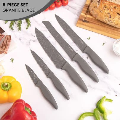 Nab this whole set of five highly-rated knives for an impressive 40% off.