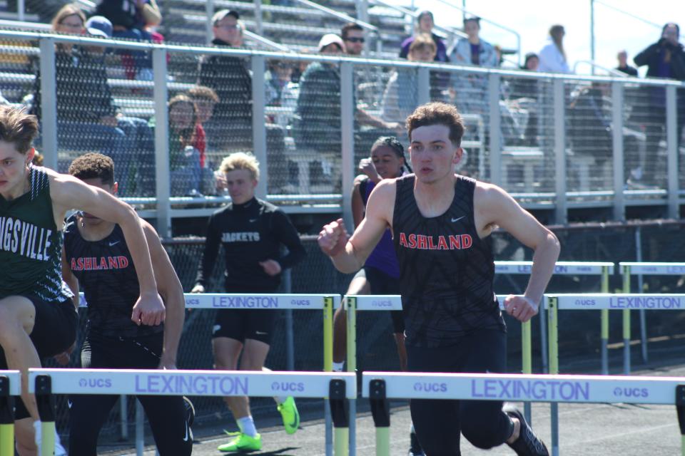 Martin came first in the 300 hurdles at the this year's Lexington Invitational.