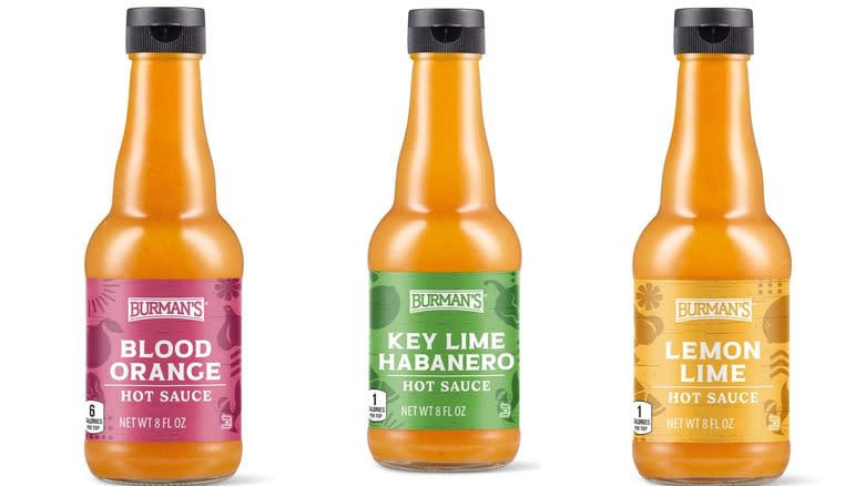 Burmans Assorted Citrus Hot Sauces