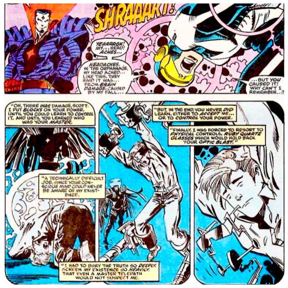 Mister Sinister explains his connection to Cyclops to him, in the pages of X-Factor.