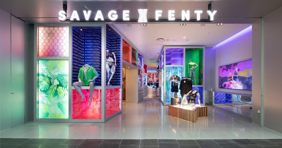 Savage X Fenty released this image of a brick-and-mortar shop last week when announcing five new stores, including one in Newark.