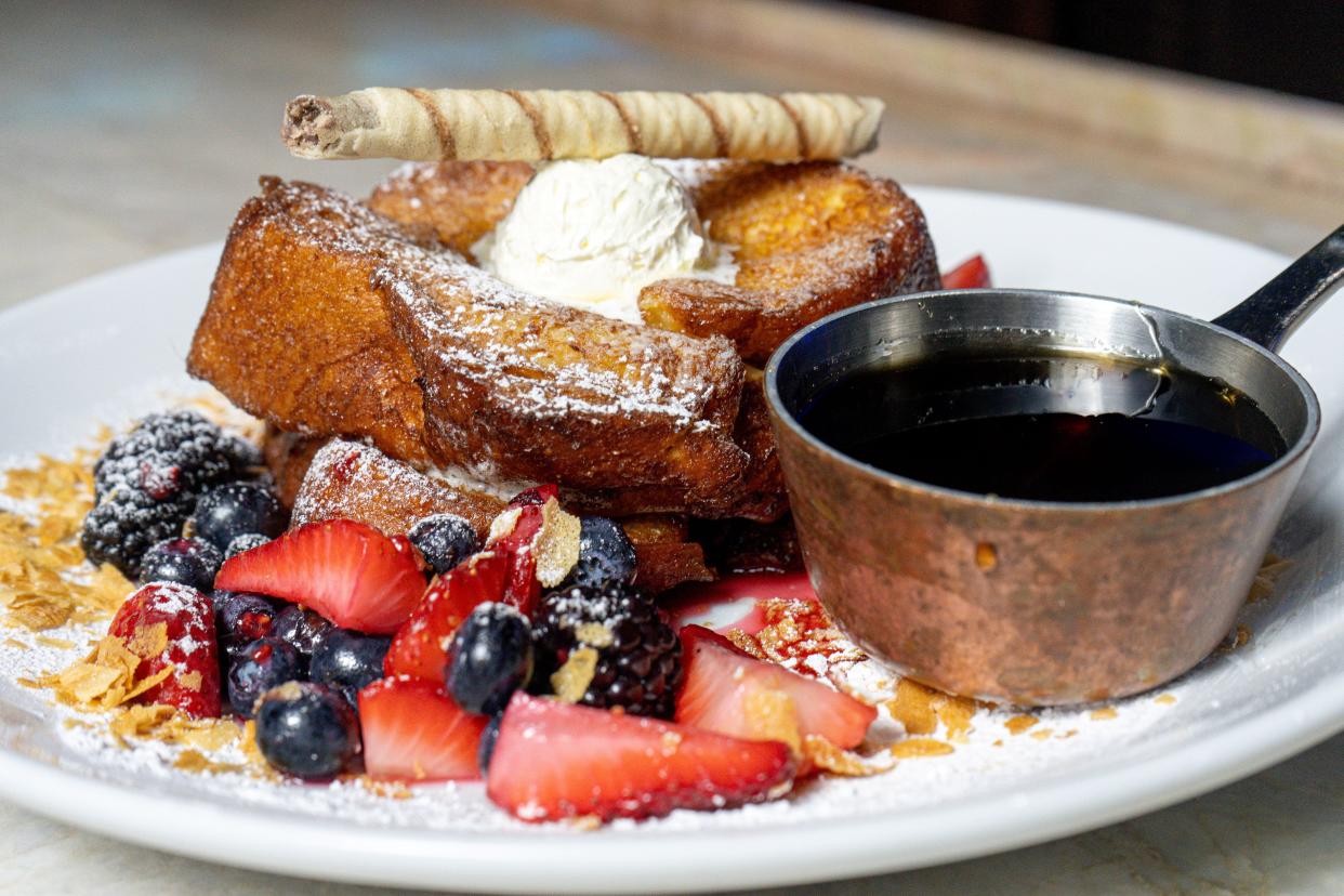 Brioche French toast at The Loaded Spoon in Freehold Township.