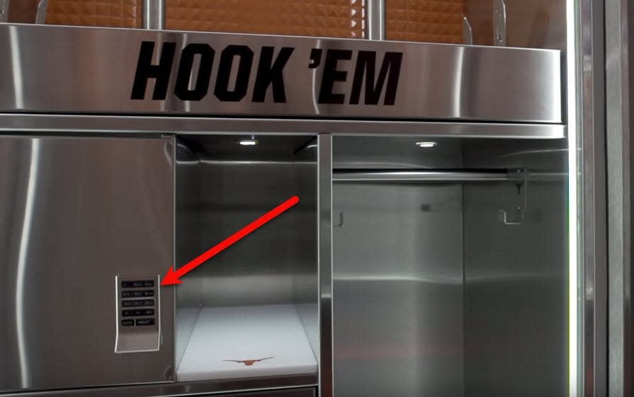 Texas Longhorns Locker Room