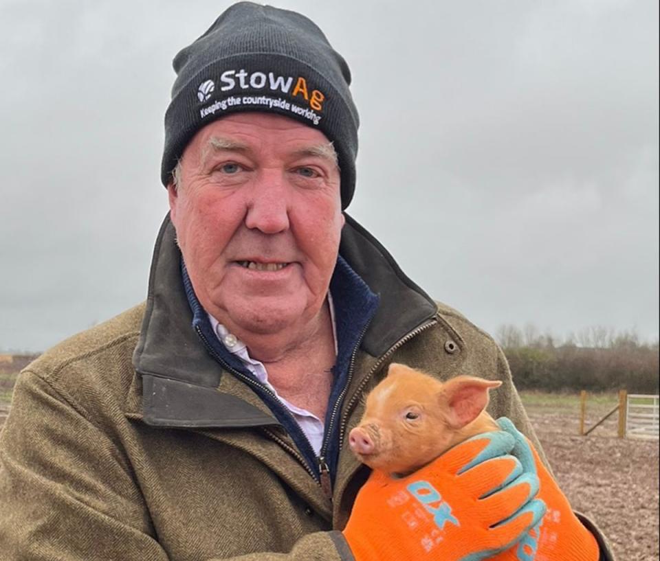 Clarkson pictured on his Diddly Squat Farm (Jeremy Clarkson | Instagram)