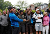 Golf - European Tour - BMW PGA Championship - Wentworth Club, Virginia Water, Britain - May 24, 2018 Northern Ireland's Rory McIlroy in action during the first round Action Images via Reuters/Paul Childs