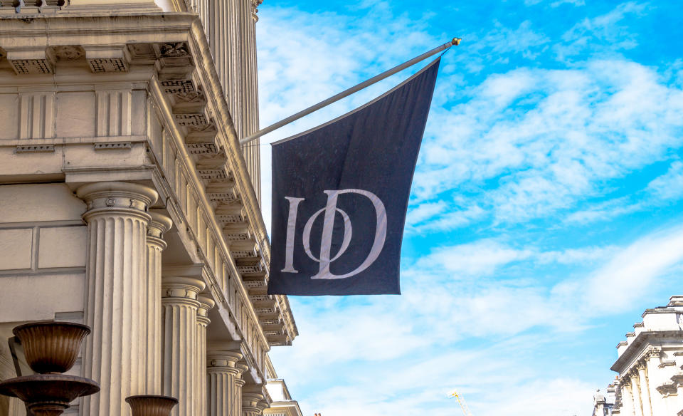 London,UK - June 4, 2015:  Institute Of Directors (IoD) Restaurant on Pall Mall street in central part of the city