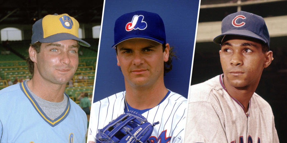 Image: Paul Molitor, Larry Walker and Billy Williams (Getty Images file)