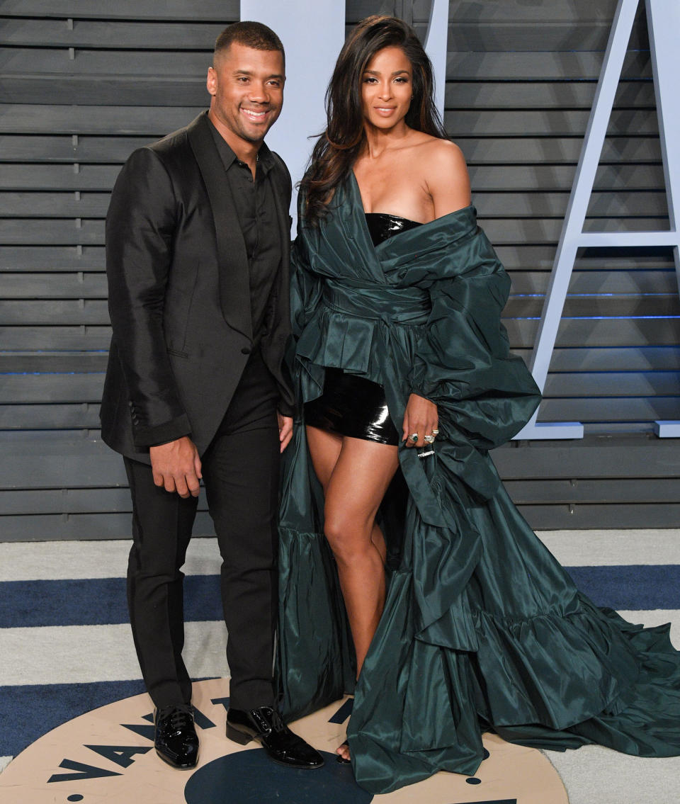 Ciara and Russell Wilson