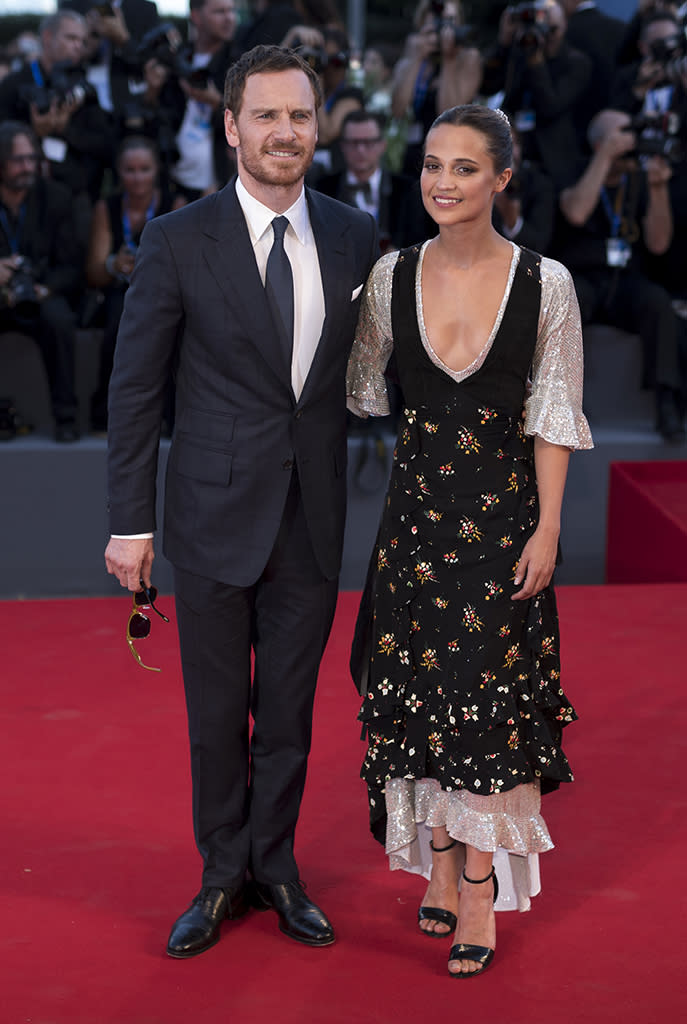 Michael Fassbender and Alicia Vikander