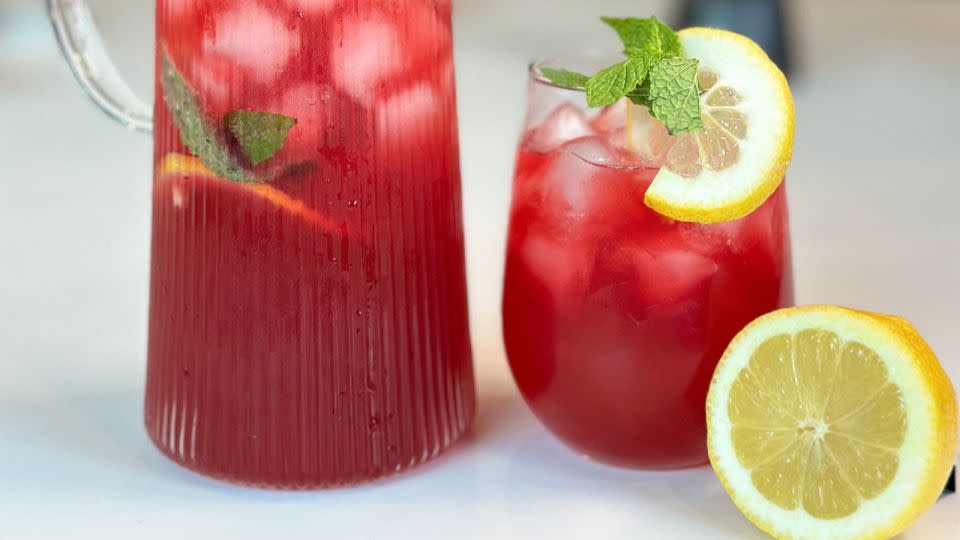 <strong><em>Chef Carla Hall's drink Hibiscus Ginger Sweet Tea Soda</em></strong> - Courtesy Chef Carla Hall