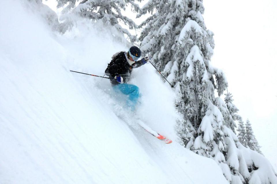 Need for speed: Olympic champ Florence Masnada on the piste