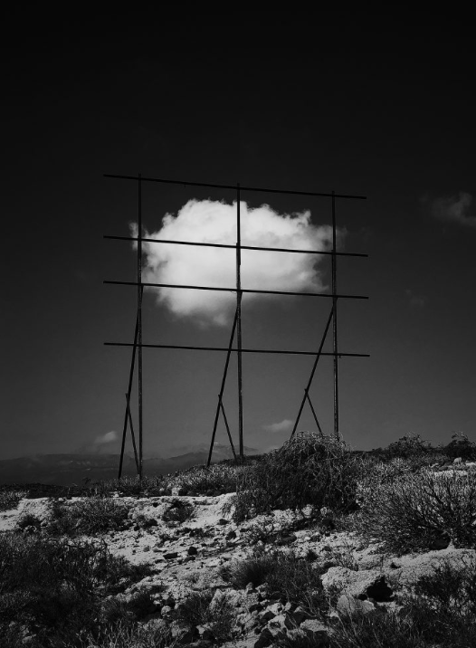 3rd place – Landscape: 'The Cloud' by Dominic Dahncke from Spain, shows a solitary cloud in an otherwise clear sky in Tenerife.