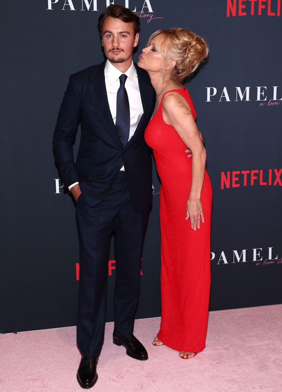 Brandon Thomas Lee and Pamela Anderson 'Pamela: A Love Story' film premiere