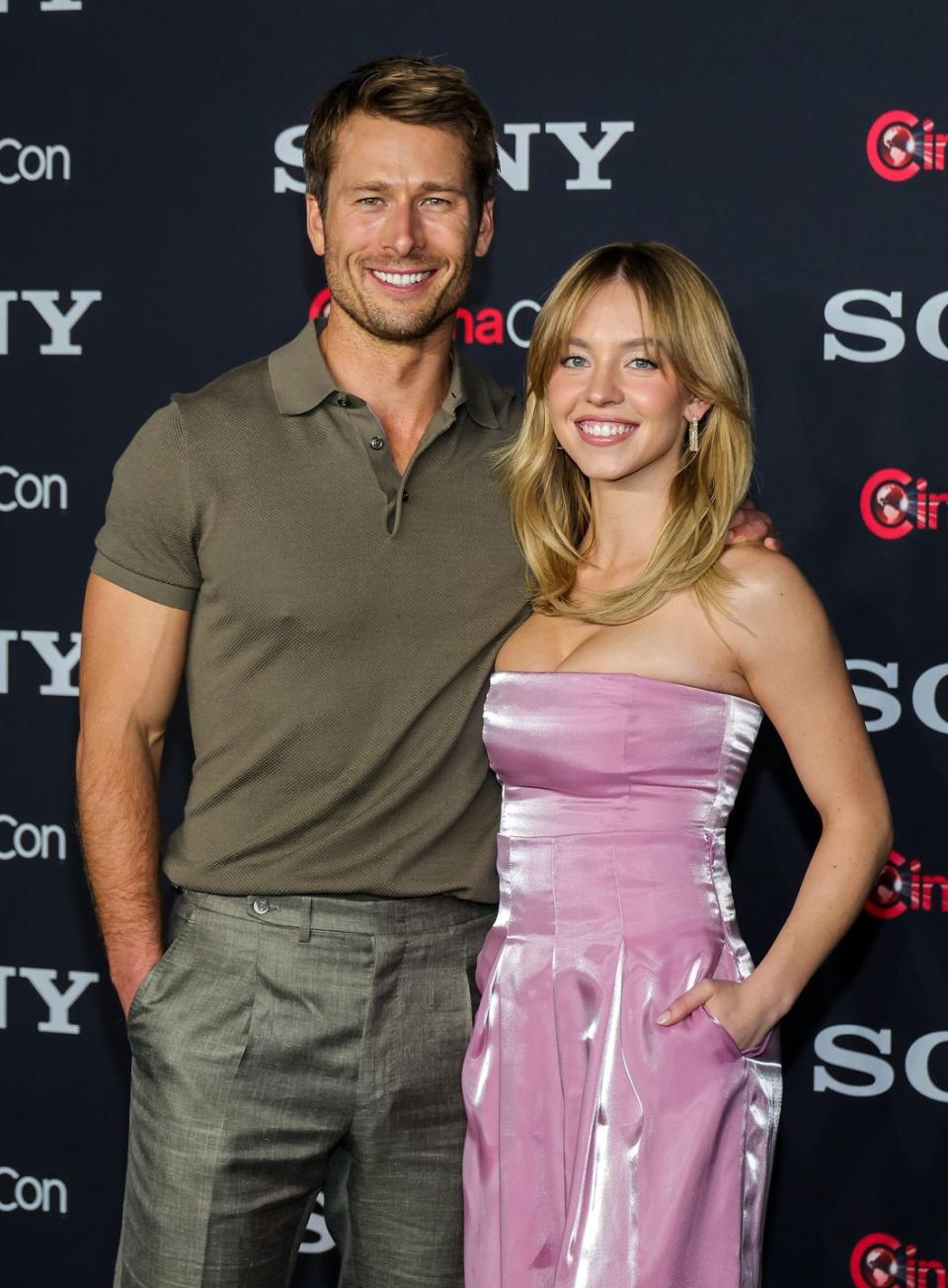 sydney sweeney, glen powell