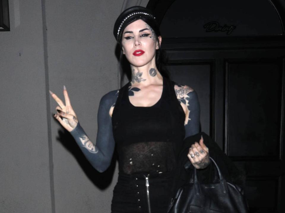 Kat Von D in Los Angeles, California, on May 22, 2023.