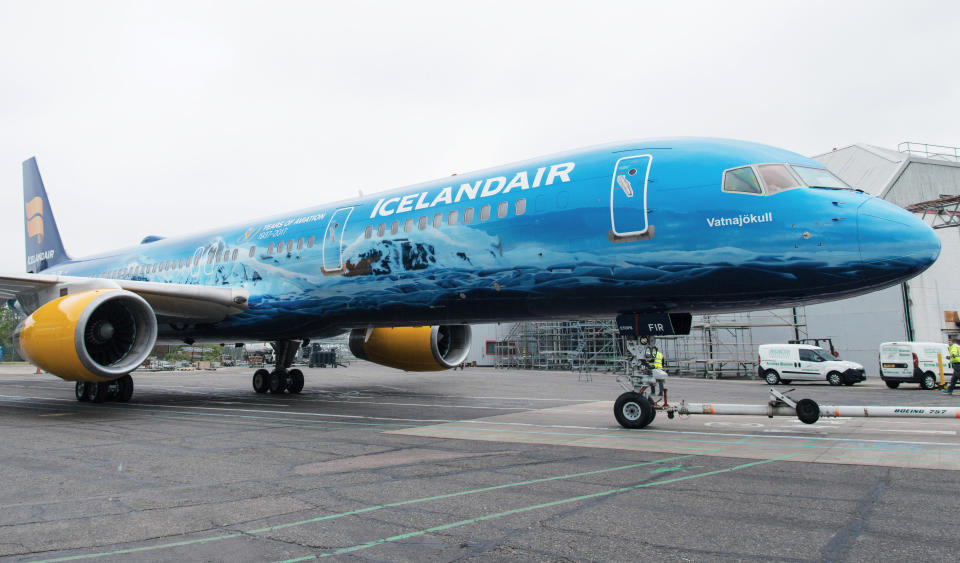 Icelandair's new livery - Credit: AP/Icelandair