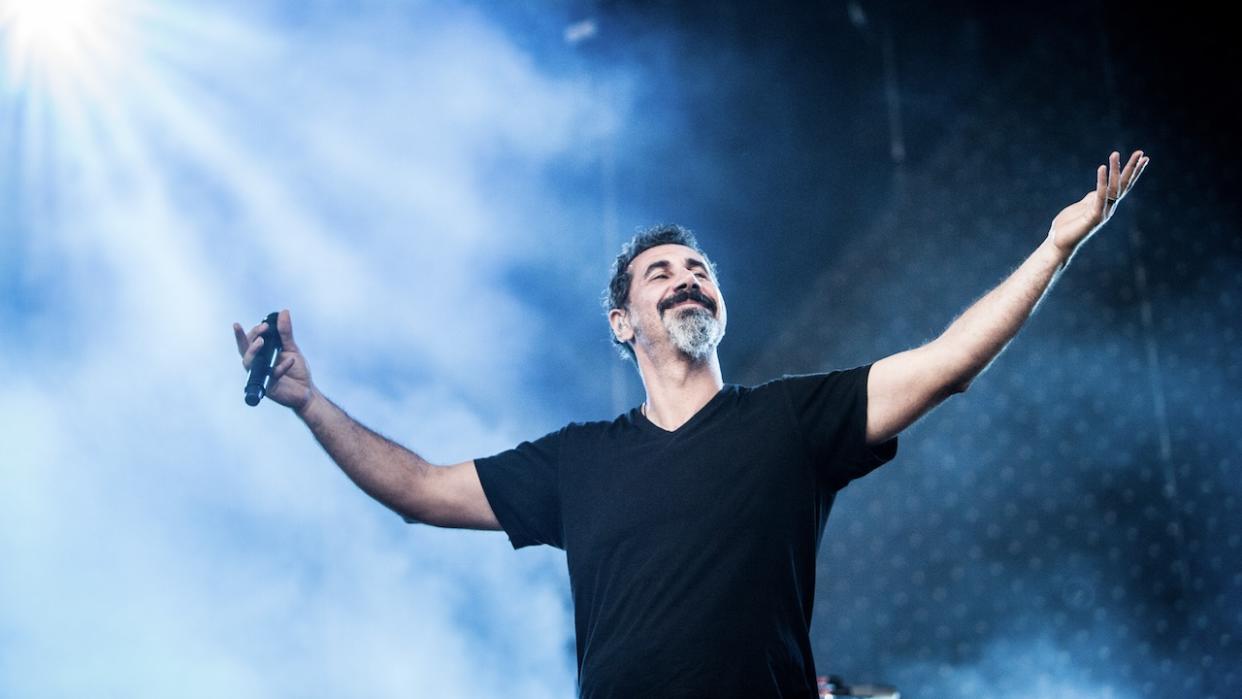  Serj Tankian onstage. 