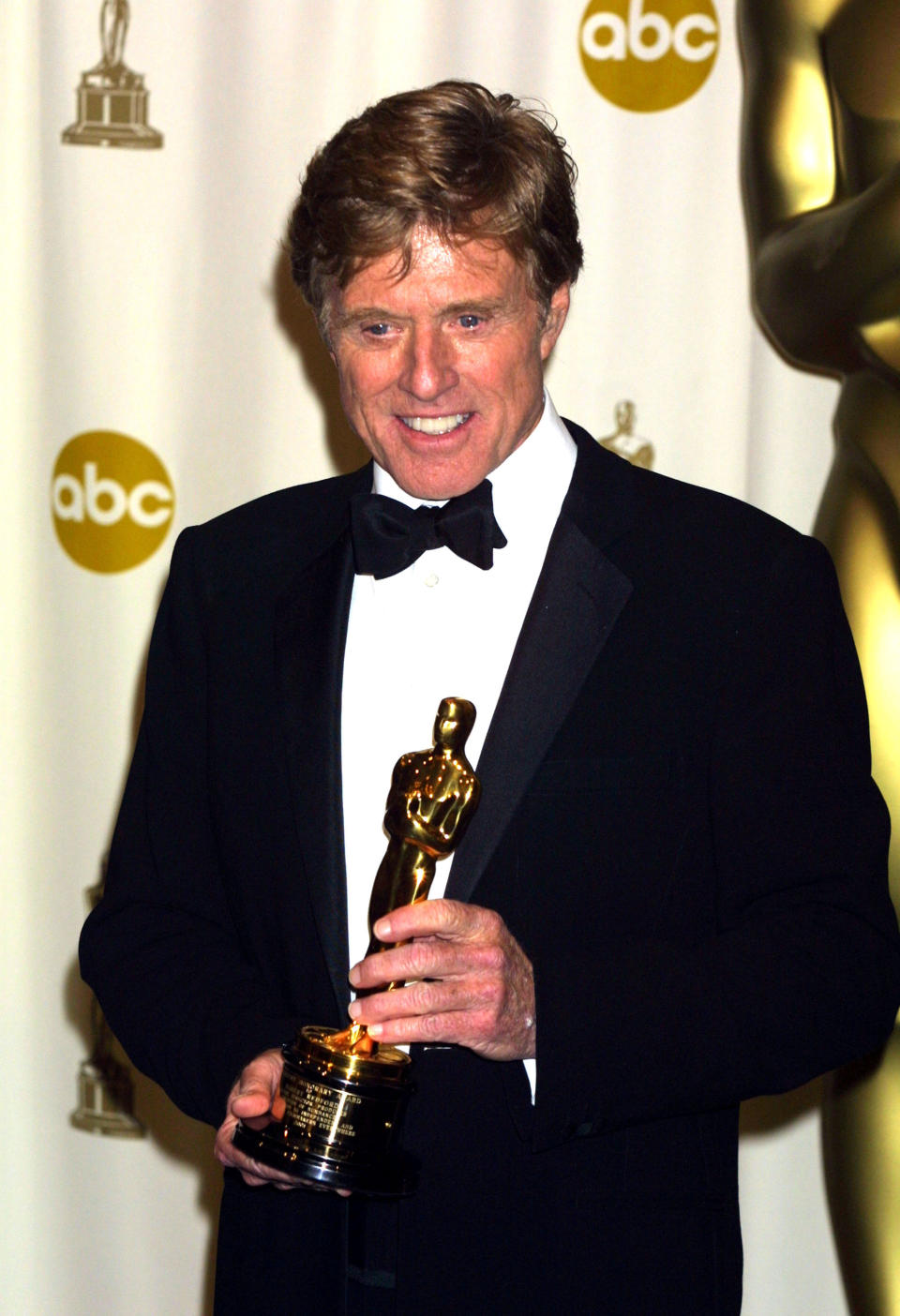 2002 erhielt Robert Redford im Alter von 65 Jahren den Ehrenoscar für sein Lebenswerk als Schauspieler, Regisseur und Produzent sowie als Gründer des Sundance Instituts. (Bild-Copyright: Jeffrey Mayer/WireImage)