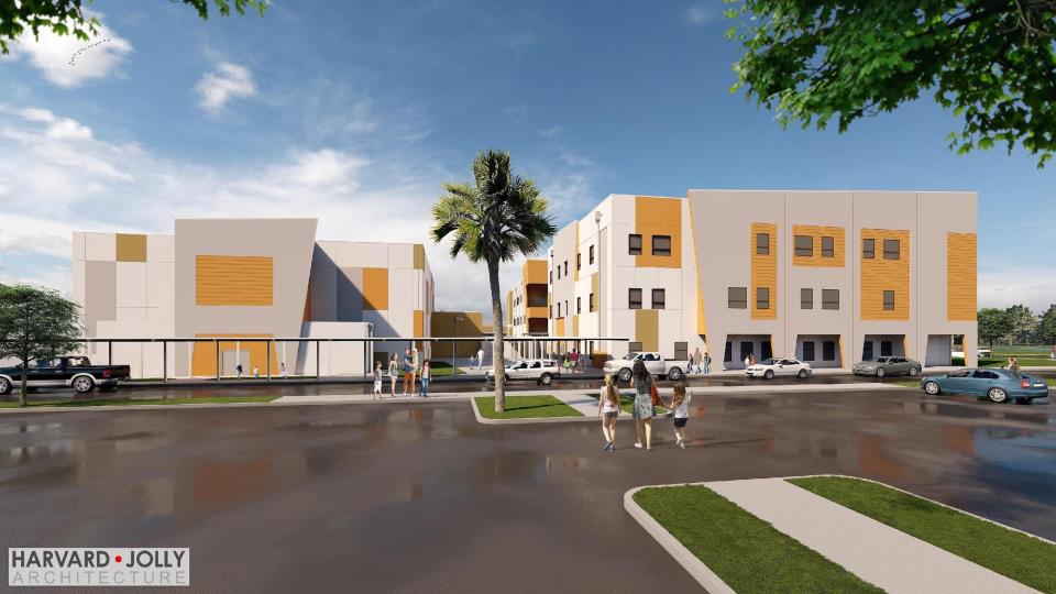 Rendering of the new middle school in west of Boynton Beach that is set to open in fall 2023.