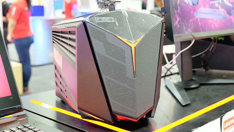 NVIDIA Pascal has made its way into Lenovo desktops. The Y710 Cube is a nifty VR-ready machine that boasts an NVIDIA GeForce GTX 1070 graphics card, which actually rivals the old Titan X card in performance. It is equipped with an Intel Core i7-6700 processor, 16GB of DDR4 RAM, and a 256GB SSD and 2TB HDD, which is pretty top-notch hardware as far as these things go. A built-in carrying handle means you can take it with you to LAN parties as well. It is selling for $2,499, and a more powerful version with a GeForce GTX 1080 and 32GB of RAM is available at $3,099.