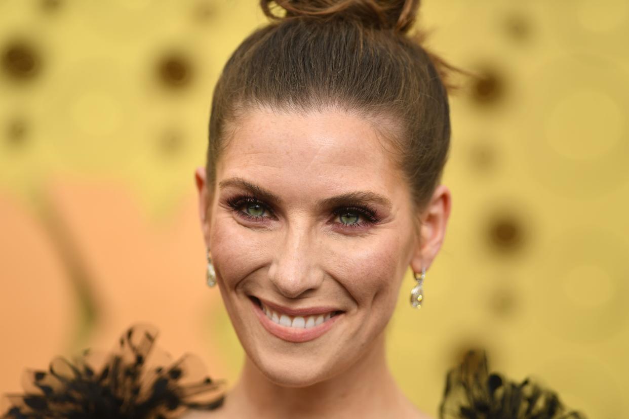 Canadian actress Sarah Levy arrives for the 71st Emmy Awards at the Microsoft Theatre in Los Angeles on September 22, 2019. (Photo by VALERIE MACON / AFP)        (Photo credit should read VALERIE MACON/AFP via Getty Images)