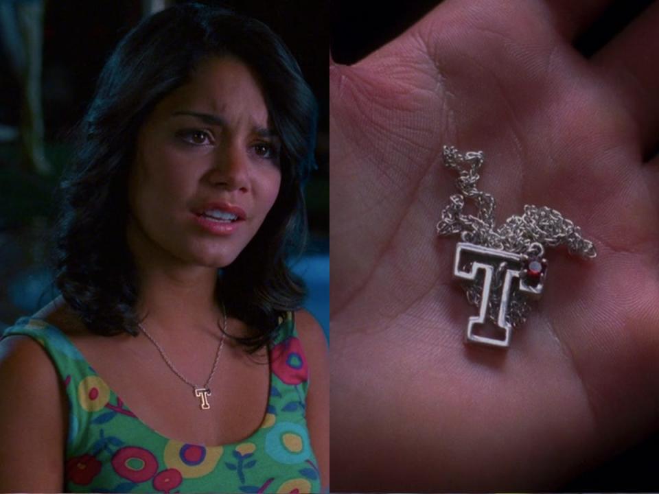 gabriella T troy necklace high school musical 2 hsm 2