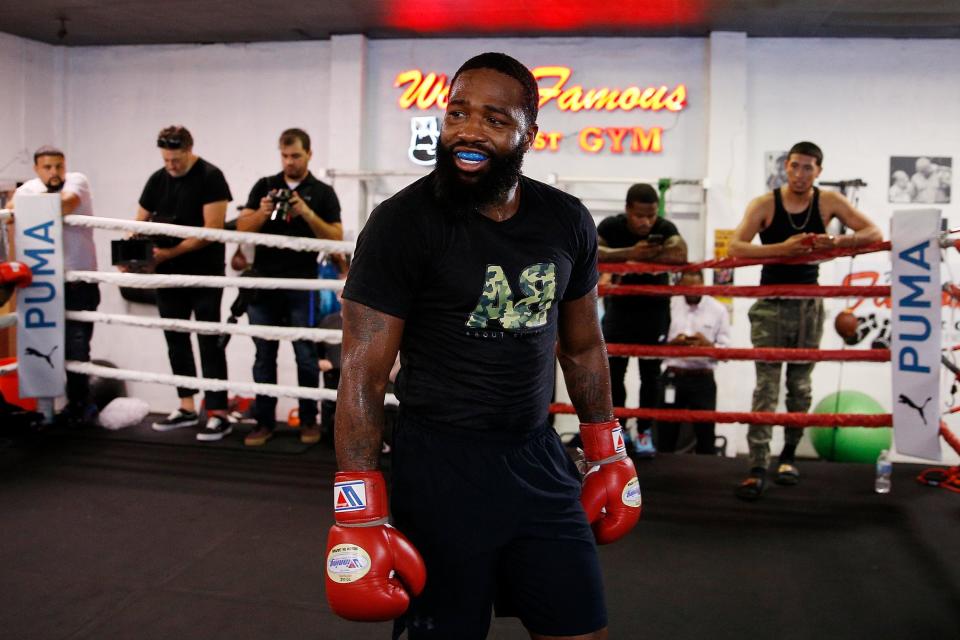 Adrien Broner was once tipped as Mayweather's successor (Getty Images)