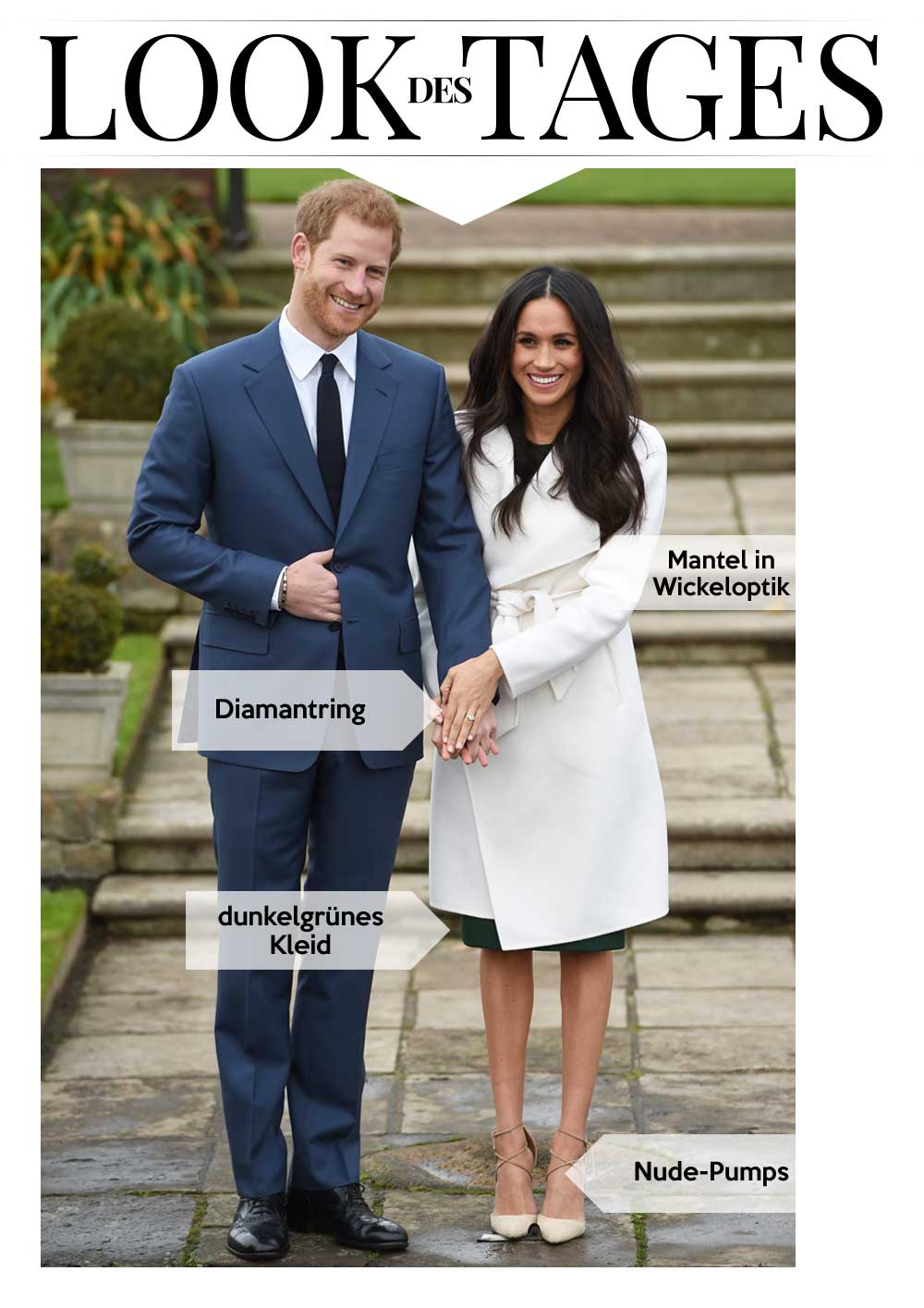Hand in Hand erschienen Prinz Harry und Meghan Markle vor den Fotografen. (Bild: Getty Images)
