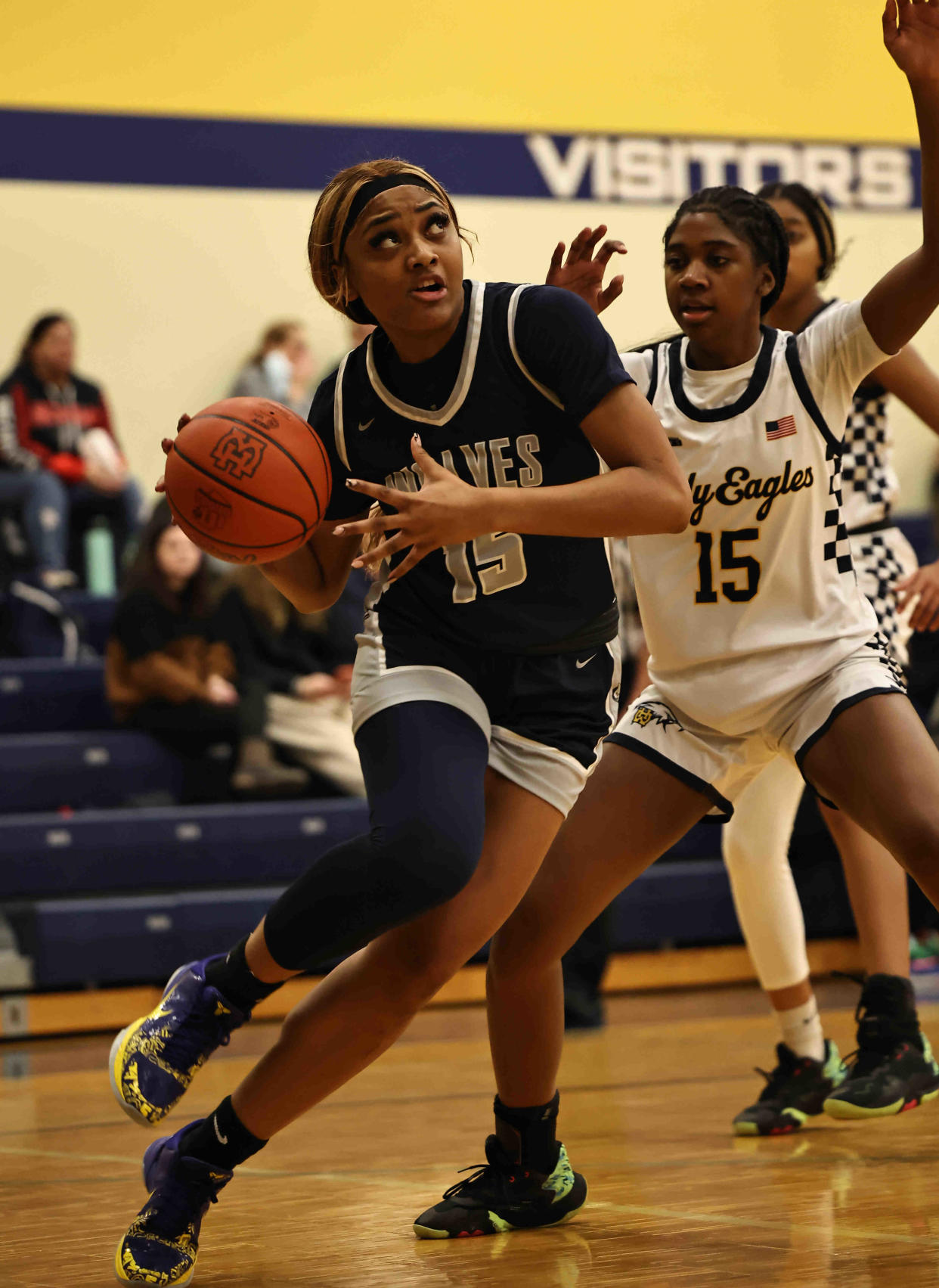 Seini Hicks, left, shown playing for West Clermont last year, will suit up for Purcell Marian in 2023.