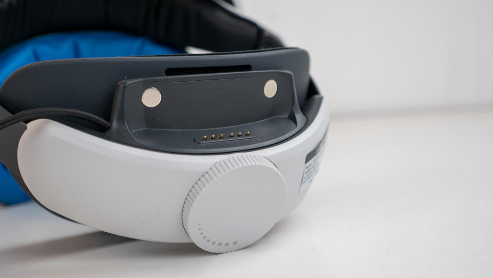 The BoboVR M3 Pro headstrap replacement on a Meta Quest 3
