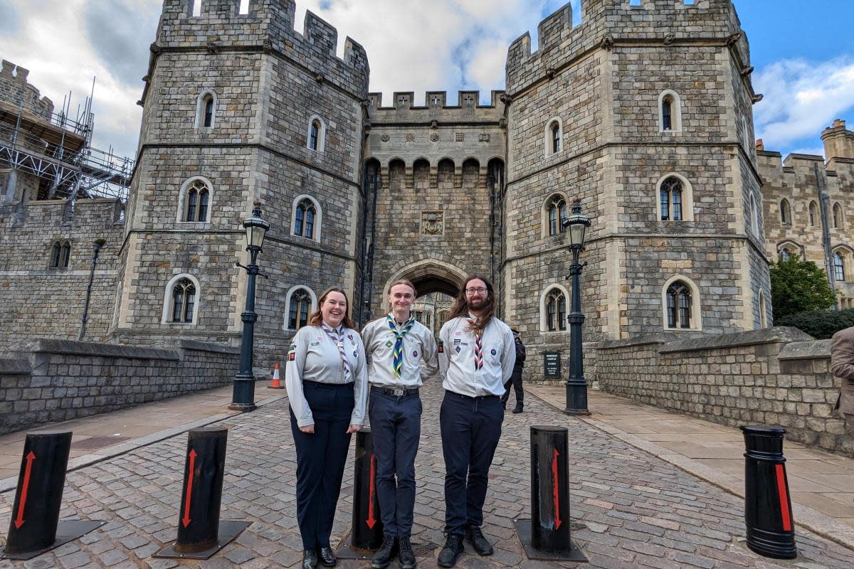 Sam Inman (right), Alex Richardson (middle), Lauren Nolan (left) <i>(Image: Scouts)</i>