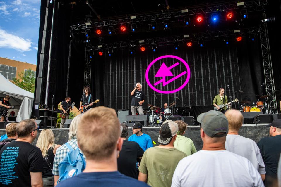 Guided By Voices performed on the Hy-Vee Main Stage during the 80/35 Music Festival in 2022.