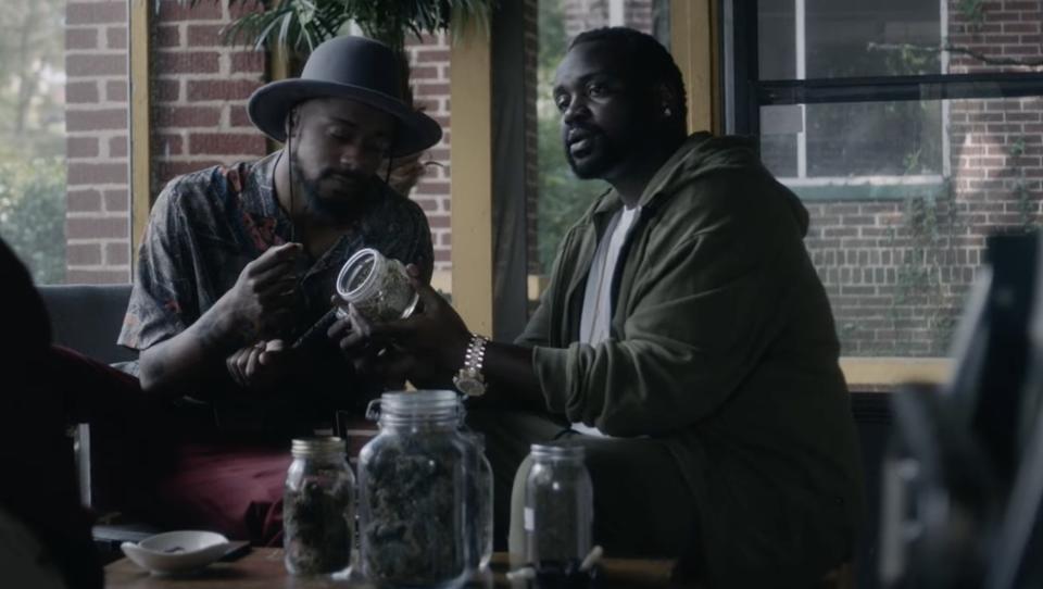 Paper Boi and Darius examine marijuana in season 2 of Atlanta