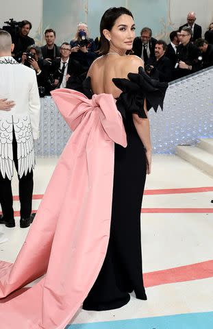 Jamie McCarthy/Getty Lily Aldridge at the 2023 Met Gala