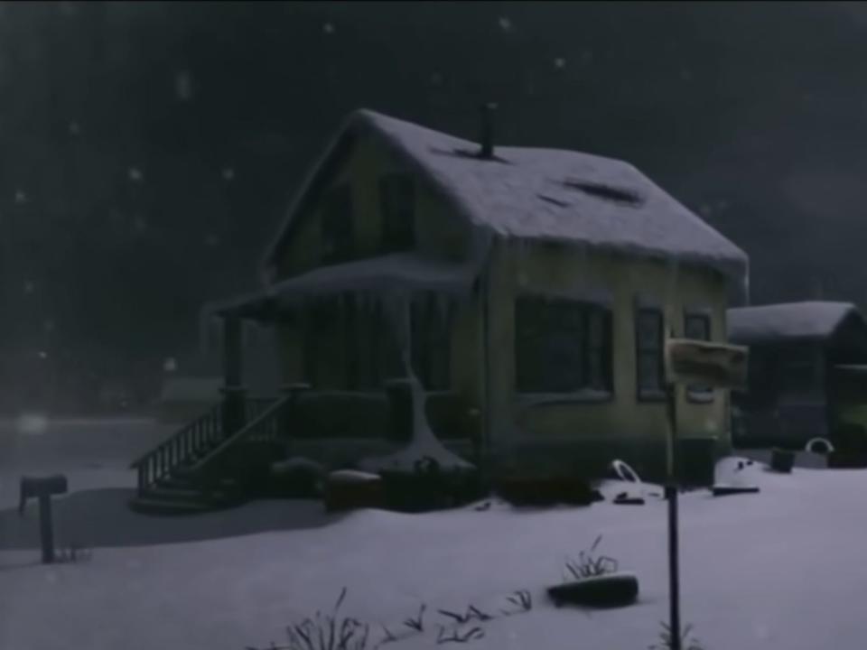 billy's house from polar express