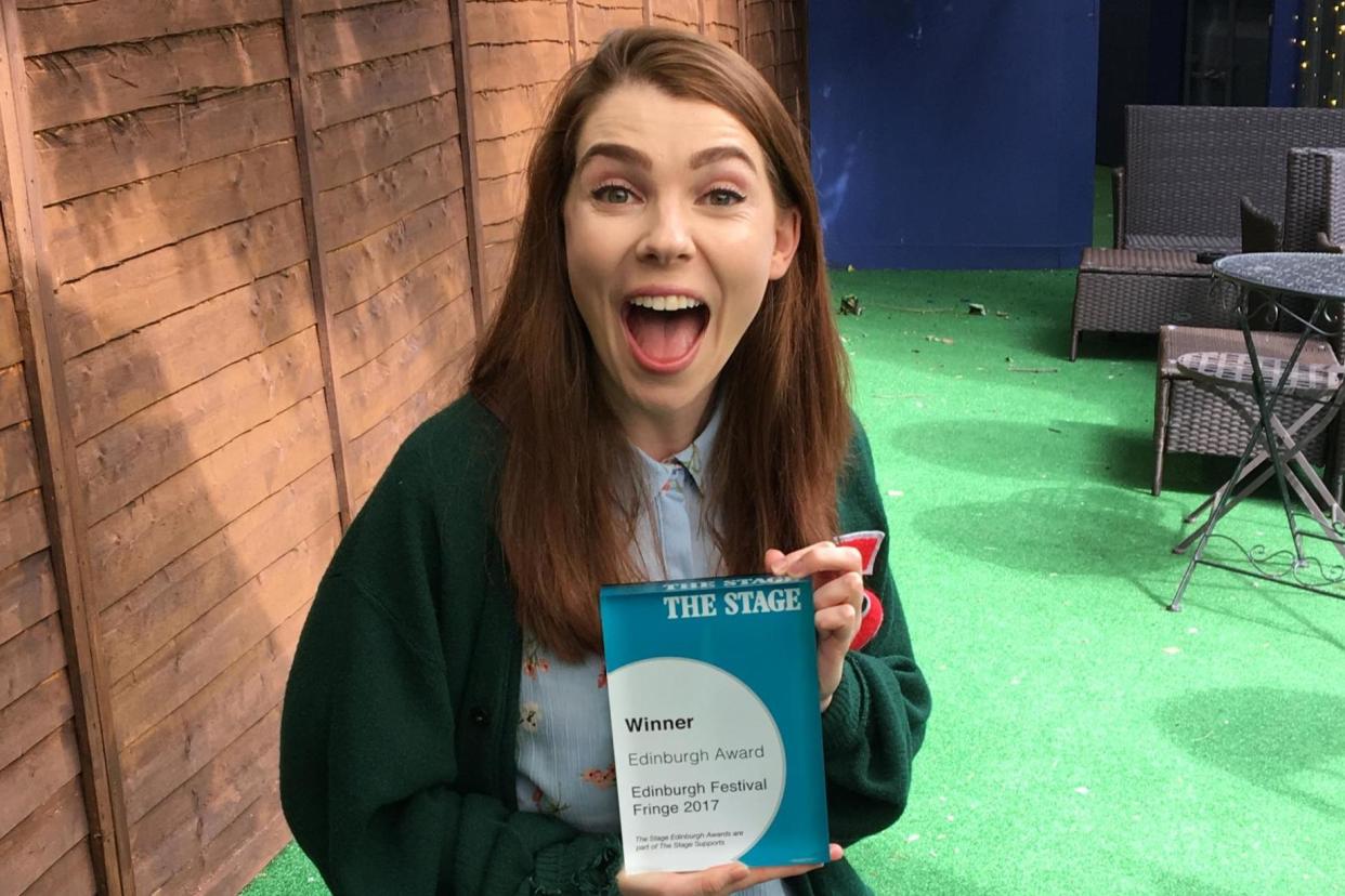 Fringe star: Writer and actress Milly Thomas has been described as